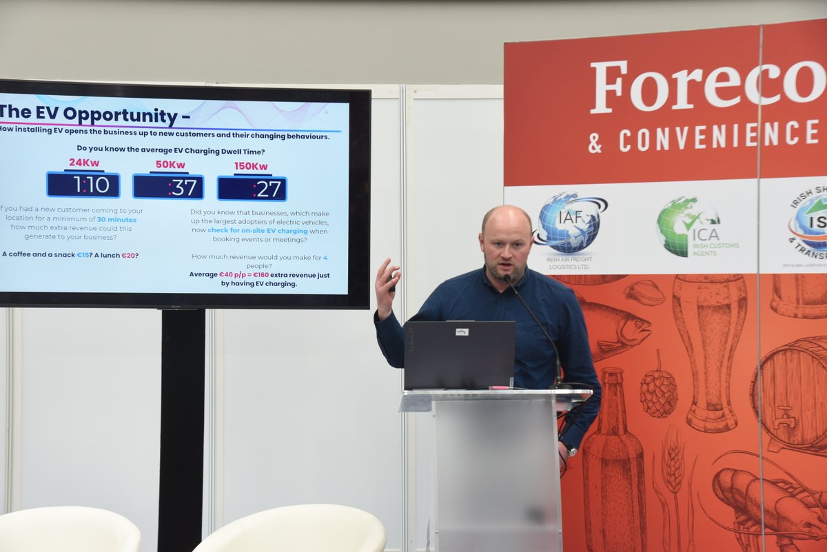👏 A big thank you to Thomas O’Hagan, Chief Commercial Officer of <a href="/weevcharging/">Weev</a>, for sharing his expertise on plugging into new EV customers and how to leverage EV charging for increased footfall and revenue. 

 #EVCharging #RetailSuccess #FoodDrinkExpo