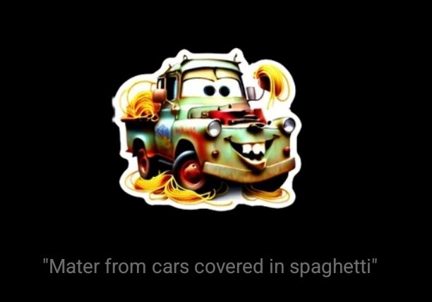 kickofdoom's tweet photo. From Facebook messenger's AI sticker program... introducing The Mater Collection: https://t.co/YesXVYyC02