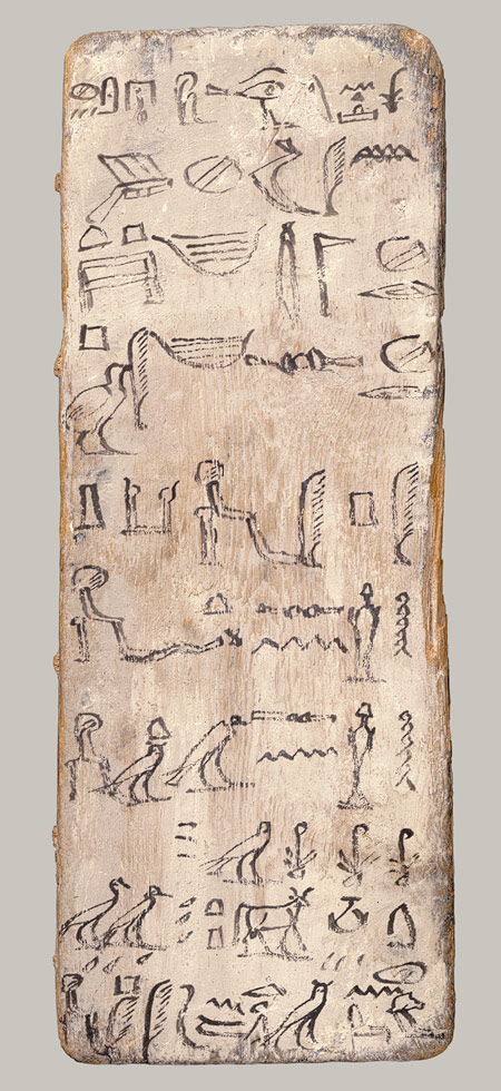 Dr Silvia Zago (@silviazago6) on Twitter photo For this #WorldTeachersDay, here's an Egyptian writing board in the MET's collection. The apprentice scribe is clearly fumbling with imperfectly formed, unevenly spaced hieroglyphs... which is probably what my <a href="/egittologiaPISA/">Egittologia UniPI</a> students are struggling with now 🙃
#egyptology For this #WorldTeachersDay, here's an Egyptian writing board in the MET's collection. The apprentice scribe is clearly fumbling with imperfectly formed, unevenly spaced hieroglyphs... which is probably what my <a href="/egittologiaPISA/">Egittologia UniPI</a> students are struggling with now 🙃
#egyptology