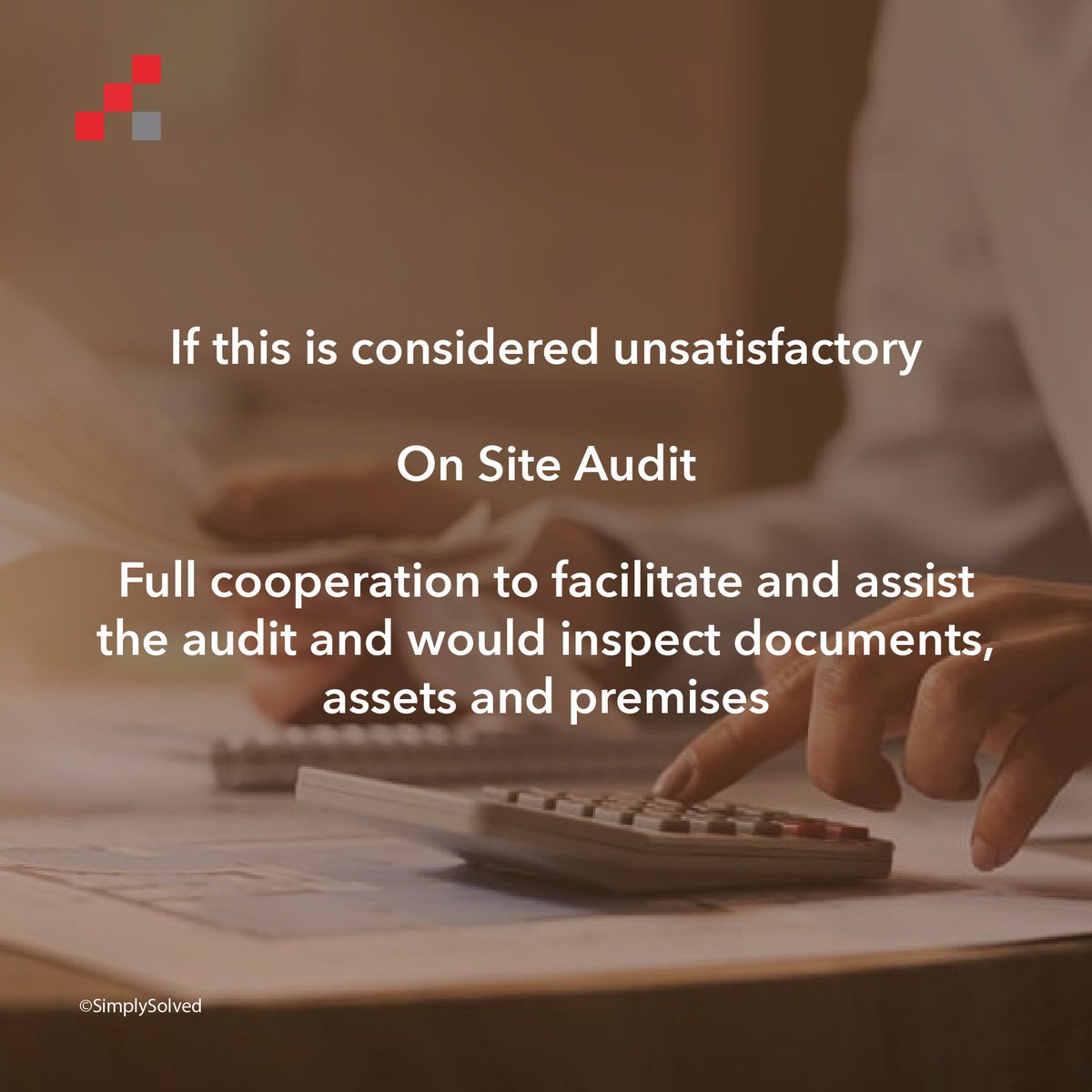 simply_solved's tweet photo. Preparation &amp; accuracy is the responsibility of the taxable person &amp; is subject to UAE FTA VAT audits to verify the accuracy of tax liabilities &amp; compliance to the law. Sufficient depth, completeness of transactional data,&amp; clarity will be essential to satisfy audit procedures https://t.co/QDzSbeWvVa