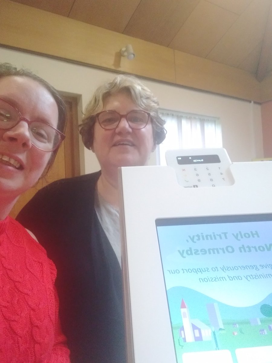 TrinityMboro's tweet image. Bridget and Lee-Anne have been to collect the new Payaz machine as part of the digital rollover. Really hoping this will create more ways for people to give. Huge thank you to Phil and the team for all your help. @DioceseOfYork  @DioYorkGiving  @churchofengland