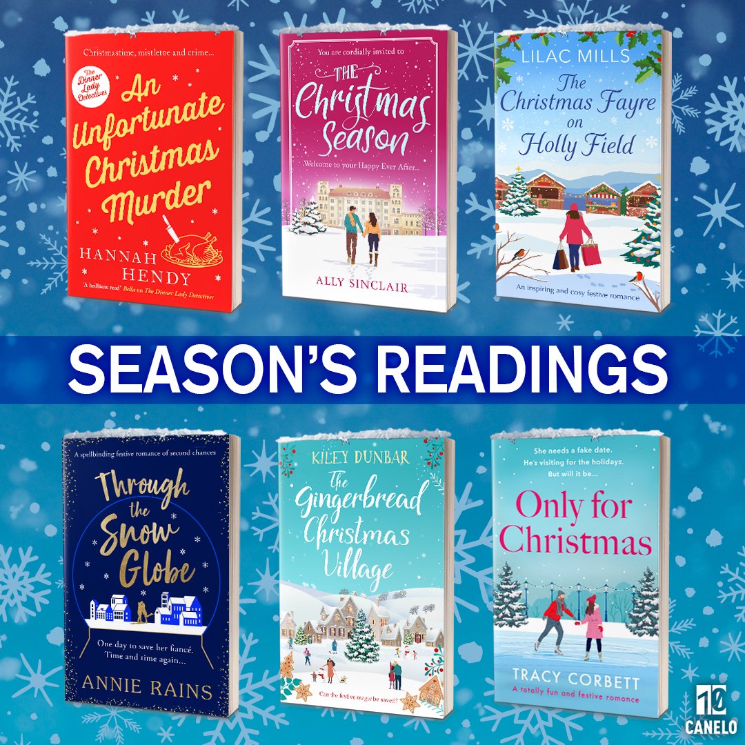 It's never too early for #ChristmasReads recs right?...🎅🎄🎁 

Now is the perfect time to curl up with one (or all) of our festive feel-good #Christmas books!

Available now in ebook and paperback 👉 tinyurl.com/CaneloChristmas