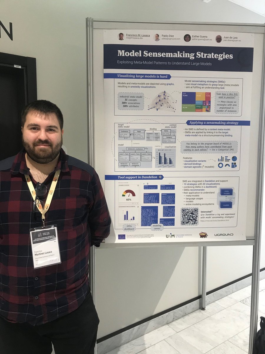 fmlasaca's tweet photo. I am loving @modelsconf so far. How gratifying is exchanging our perspectives on works that we devote so much time to, and the yielded results! #modelsconf23 https://t.co/Zwb4knoPCc