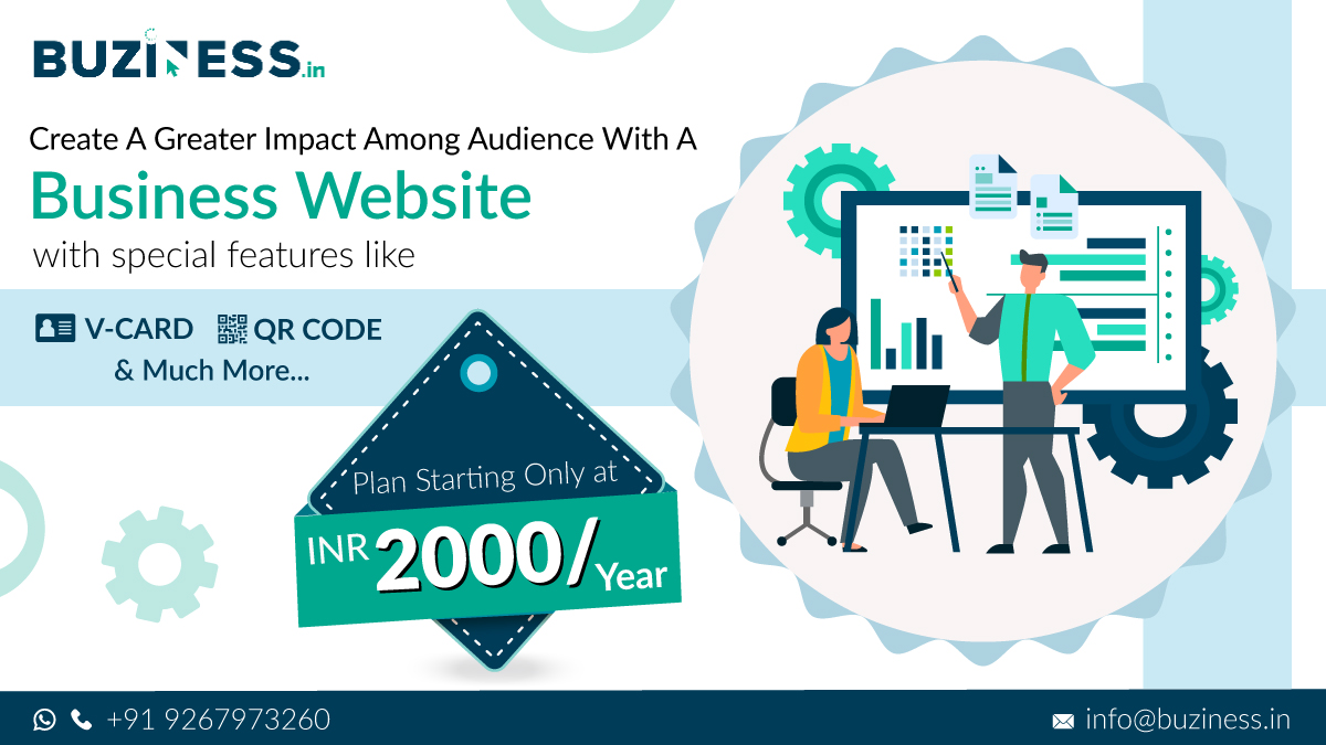All your business needs is a fantastic website that promotes customer interaction with your business. Our web development plans are perfectly made to boost customer interaction through interactive features. Try Buziness.in now!

#businesswebsite #createwebsite