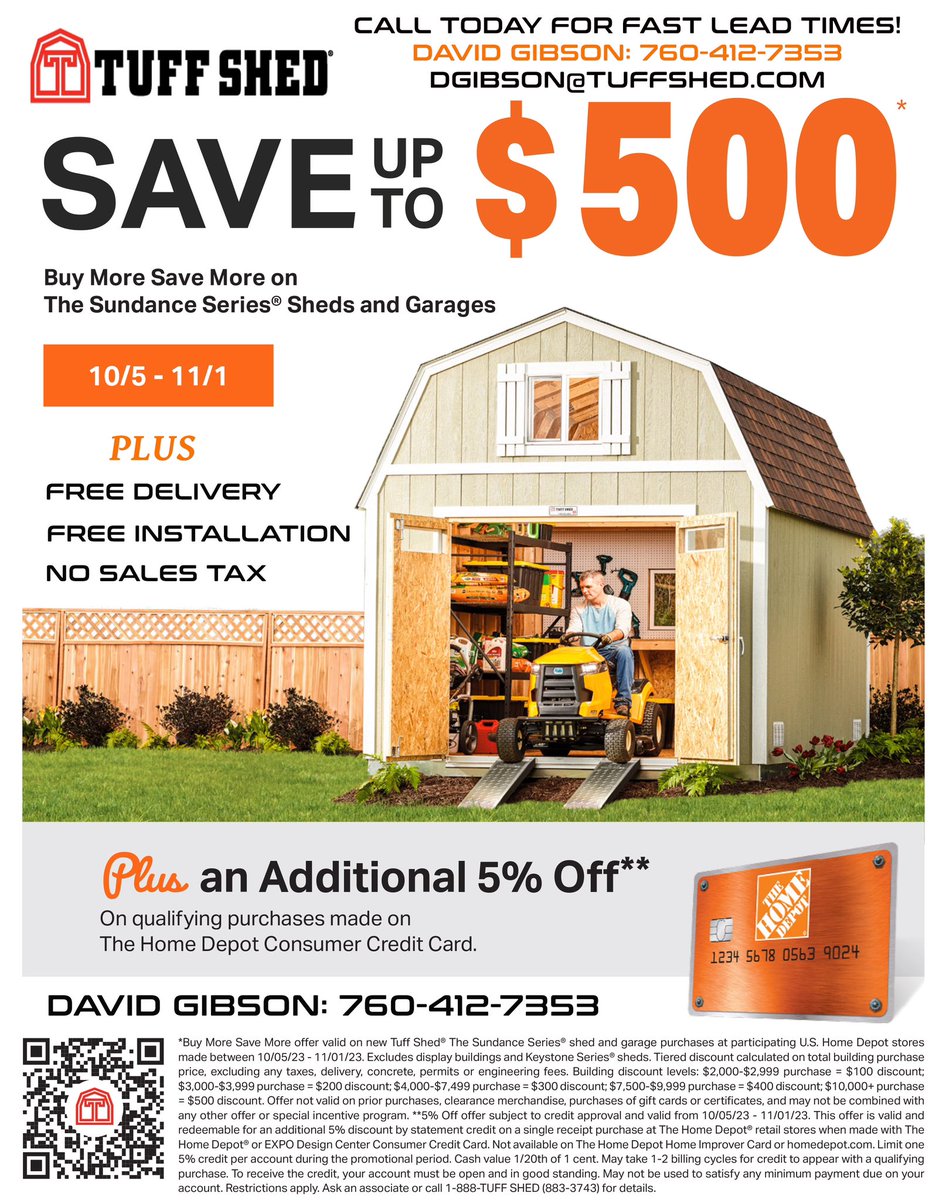 DGibsonTuffShed's tweet photo. #BMSM + 5% OFF will take us through the end of OCTOBERFEST!! Who wants to win a pizza party sponsored by #tuffshed ? SELL,SELL,SELL! Let’s do this! @BrianTUFFSHED @TuffShedEddie @McCrackenRA @LindaDelgadoDSM @LisaFerence @Steven_Mousseau @josephgarciathd https://t.co/YvCrd2K2T0