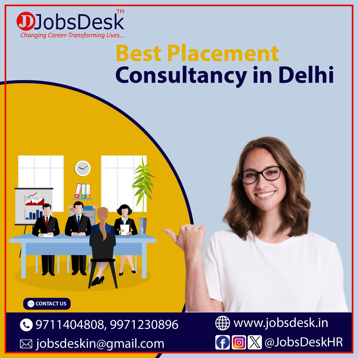 Your career deserves the best! . . . 👇Connect with us now for more details 👉 surl.li/krgwc 📧 jobsdeskin@gmail.com ☎ +91- 9711404808 Dr.Mukherjee Nagar, Delhi-110009 #jobsdeskin #consultancy #sensitivity #India #hiring #dreamjobs #candidates #jobconsultancydelhi