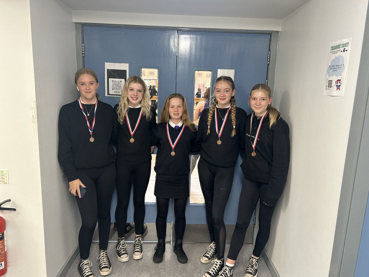 ActiveS_JamesY's tweet photo. 🗣️X County Success ❗️

Our teams from @JamesYoungHS did fantastic at the WL schools event last week at Balbardie Park! 

Well done to our S2 &amp; S3 boys and girls being presented with their 3️⃣rd place medals 🥉👏🏼

What a fantastic achievement 😁 https://t.co/uIvvitS1Sb
