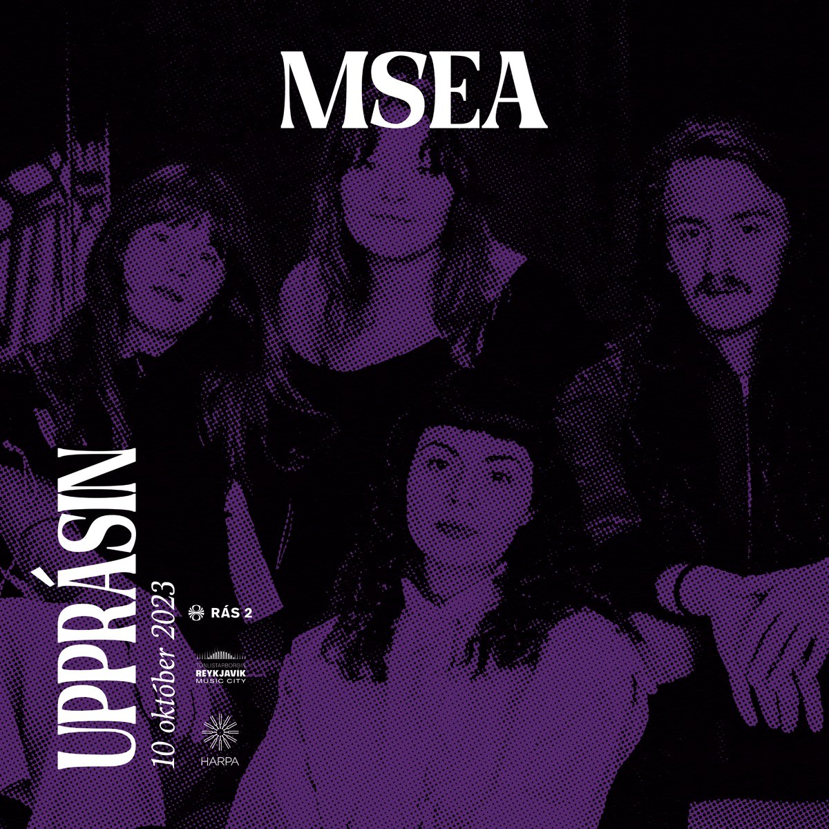 MSEA will be playing at Harpa Tuesday at 20:00 and will be joined on stage by Silla Thorarensen , Ægir Sindri Bjarnason and Halla Kristjánsdóttir. We will be wearing designs by BOSK 

You can get tickets herehttps://www.harpa.is/upprasin-drengurinn-fengurinn-krownest-og-msea