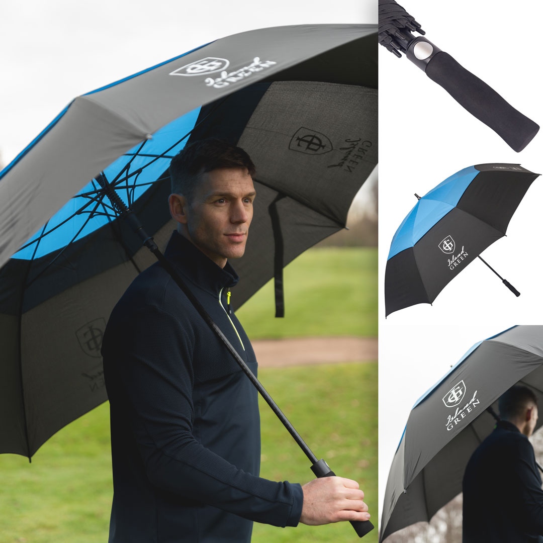 Rain or shine, we've got you covered. 

With a large canopy our umbrella provides ample coverage for you and your golf bag. 

No more soggy scorecards or wet grips ruining your game!⛳

#outdoors #outside #umbrella #mensgolf #golfequipment