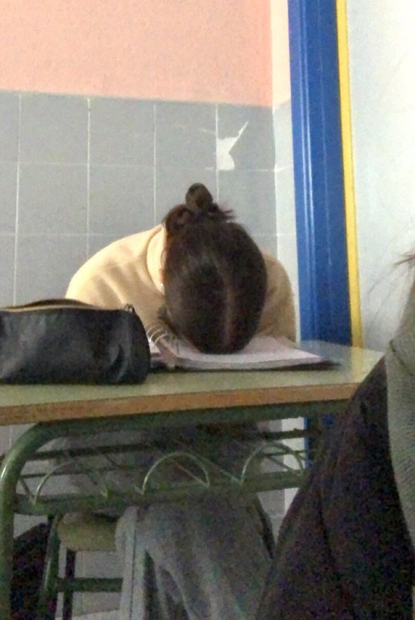 “que tal las clases???”  

-yo: