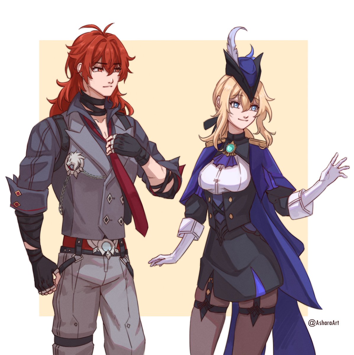 AsharaArt's tweet photo. #Jealuc + #Wriorinde swapping outfits 🫶 https://t.co/YyIteEMNO8