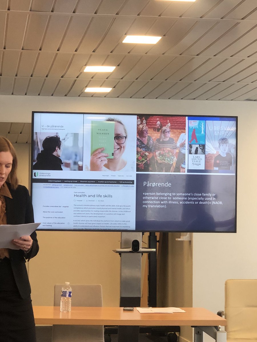 Enjoyed learning about the NTNU Caregiving and literature as remedium project from Silje Warberg and others in Paris today. ntnu.edu/isl/caregiving…