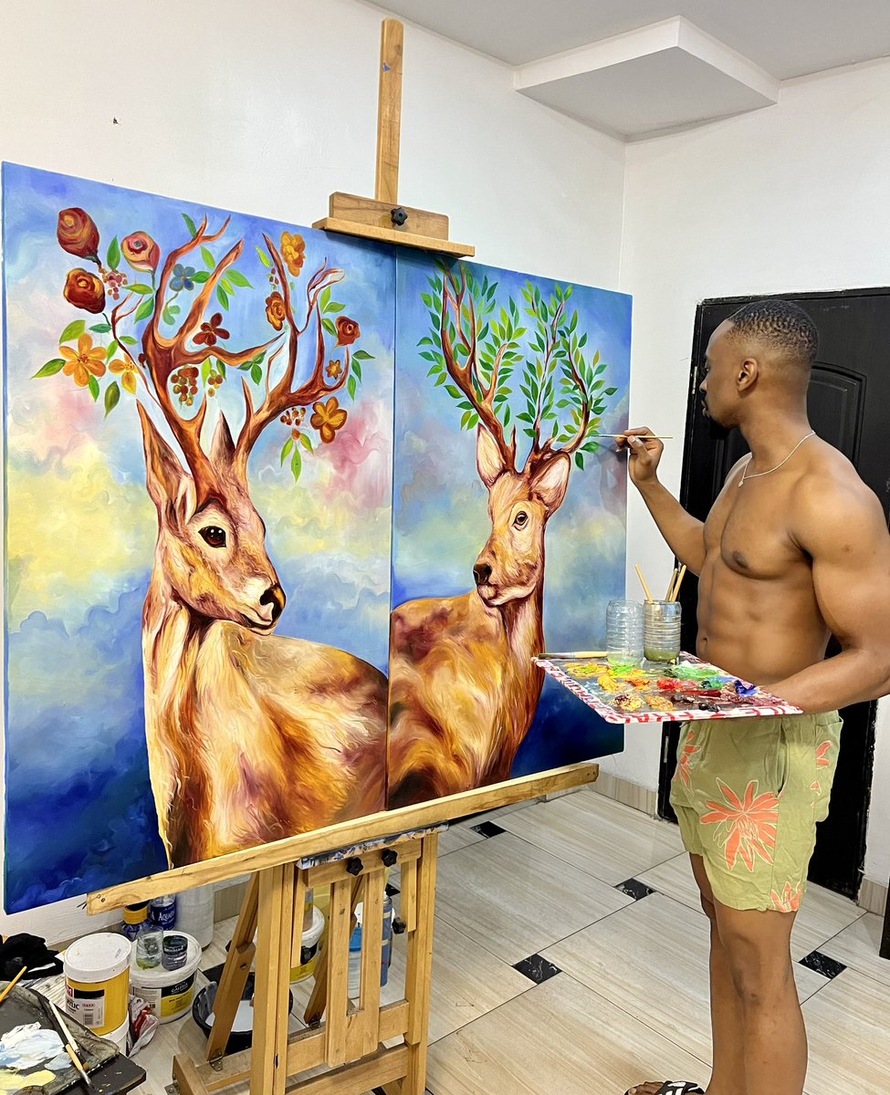 SagaDeolu's tweet photo. I’m Saga from Nigeria &amp; this is my art https://t.co/pY0RqwBnut