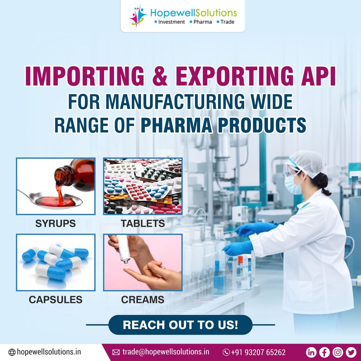 💊 Welcome to the future of API trading, where every ingredient is a step toward a healthier world. 🌍

#hopewellsolutions #trade #trading #api #apitrading #pharma #pharmaceuticals #demandmanagement #productprocurement #strategicsourcing #affordable #bestprices #apidelivery