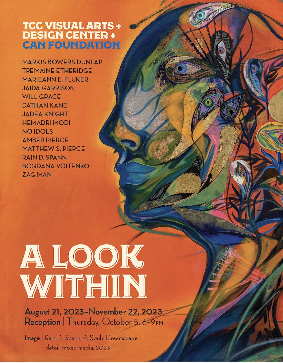 🎉 TCC's VDAC invites you to the inaugural public gallery reception for the exhibition "A Look Within" TODAY at 6 p.m. This event is open to all – come and be inspired! 

For more information, please contact VADC Curator Leslie Mounaime: lmounaime@tcc.edu.