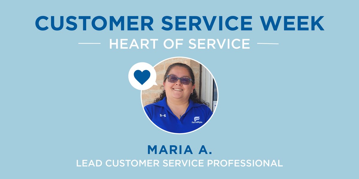 Ferrellgas's tweet photo. We believe that our excellent customer service sets us apart. Employee-owners like Maria A. are the ones who make this possible! 😄 “My position has allowed me to diversify my skills and has afforded me the opportunity to tackle new challenges daily,” said Maria. #NCSW #NCSW23 https://t.co/wXB0RJXr1Q