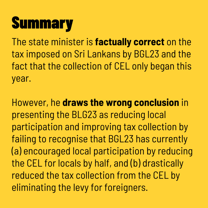 factchecklka's tweet photo. State Finance Minister Siyambalapitiya promotes the Betting and Gaming Levy law as a progression. 🎰♠ Is he correct?
Swipe to find out ◀
📚 Read the full fact-check at: https://t.co/KzXnzIQ202
#FactCheckLk