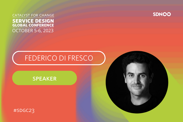 SDNetwork's tweet image. Up next on stage 2, Federico di Fresco. Tuning the catalyst of change: designing sustainable, diverse, and inclusive services soundscapes.

#SDGC23 #ServiceDesignGlobalConference #SDNetwork #ServiceDesign #DesignThinking