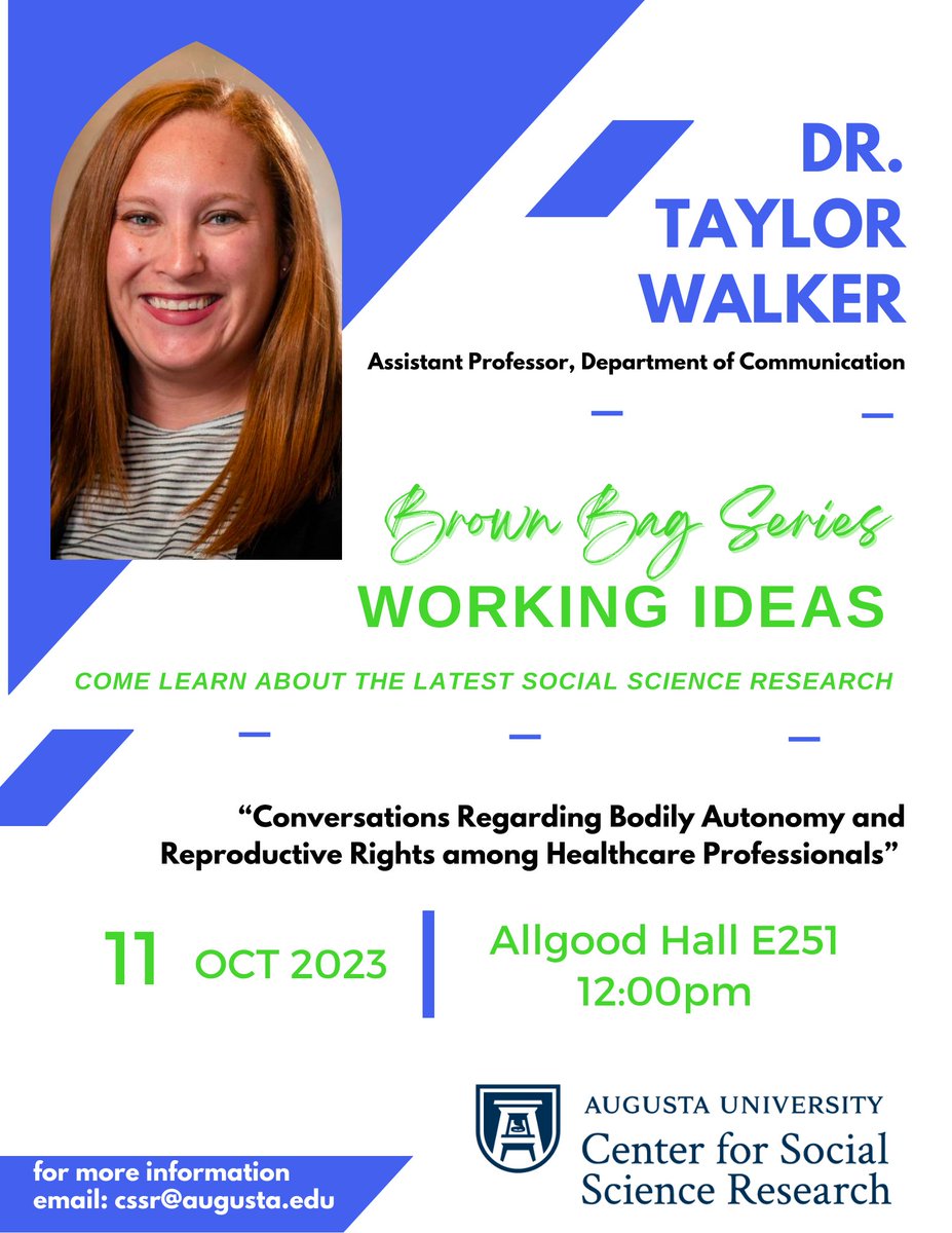 AUG Center for Social Science Research tweet media