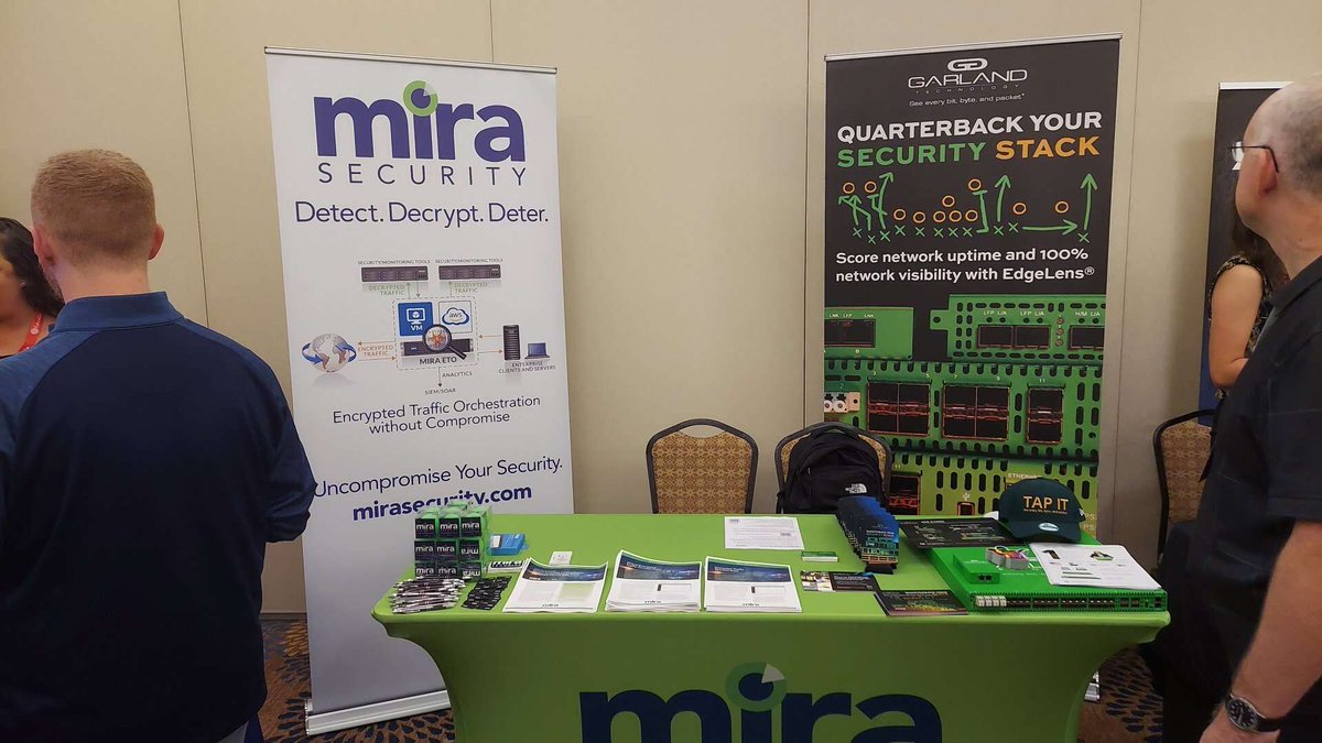 SecurityMira's tweet image. A great morning at FutureCon Columbus 2023. Come visit Mira and our partner, Garland Technology. #networksecurity #decryption