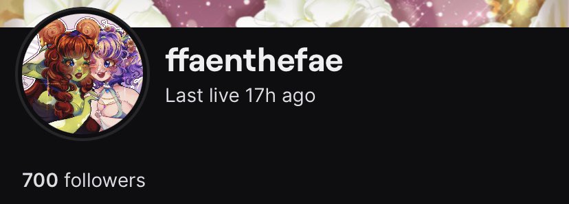 Hit 700 followers yesterday on Twitch! Thank you so much for the continued support! Next goal is 1000! <3