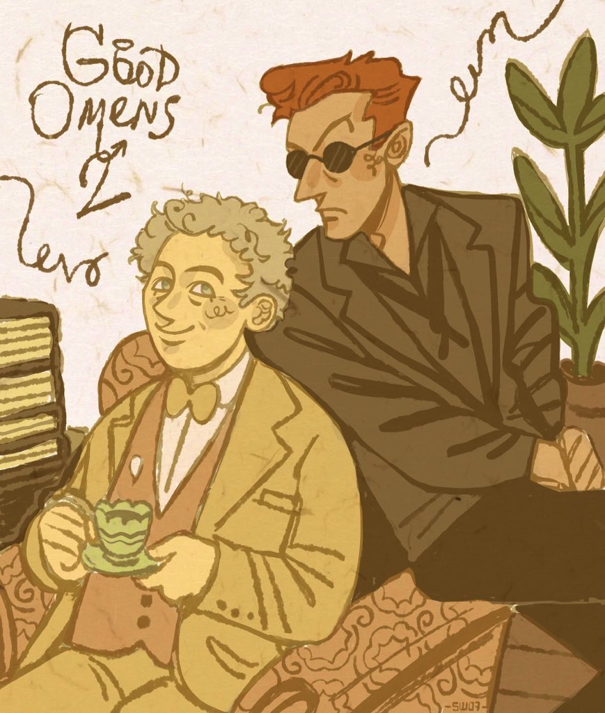 SeaWall07's tweet image. #goodomens
#GoodOmens2
i kinda dropped this acc and stopped posting art here but i really wanted to share my recent good omens fanart with you guys so please enjoy
😔🤲❤️👼🐍