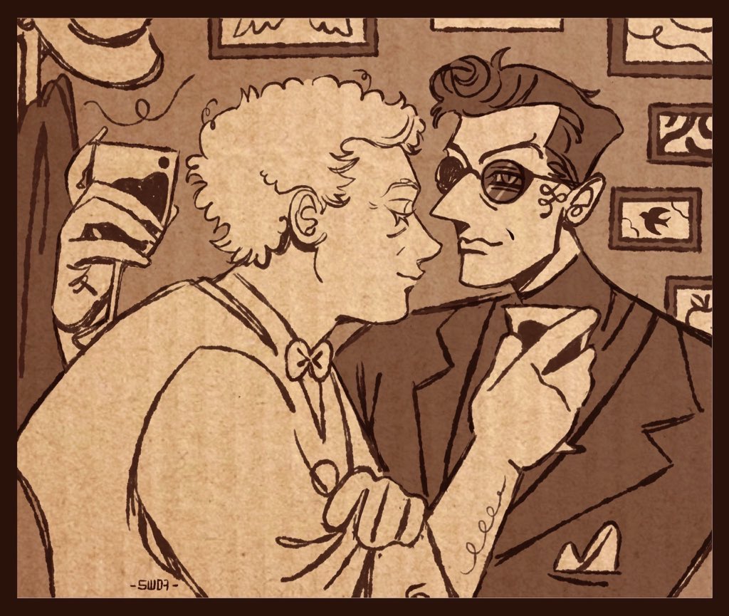 SeaWall07's tweet image. #goodomens
#GoodOmens2
i kinda dropped this acc and stopped posting art here but i really wanted to share my recent good omens fanart with you guys so please enjoy
😔🤲❤️👼🐍