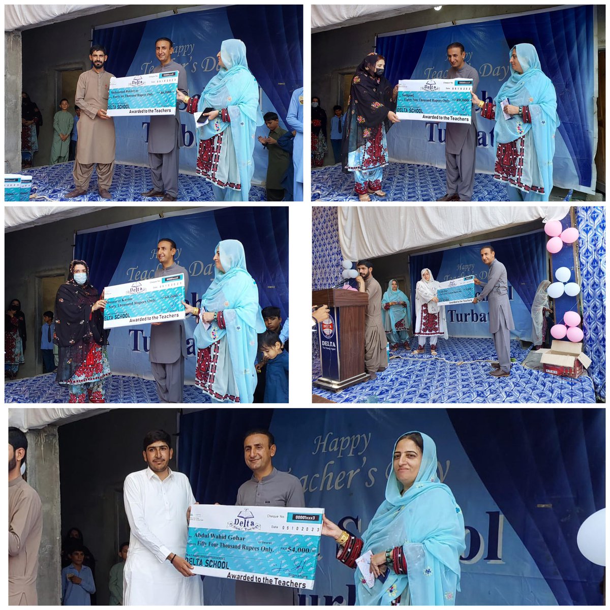 DELTAthechange2's tweet photo. As per its tradition, to honour the teachers on international teachers day, DELTA school celebrated the day with cash and shield distribution. https://t.co/RzYUyoVszs