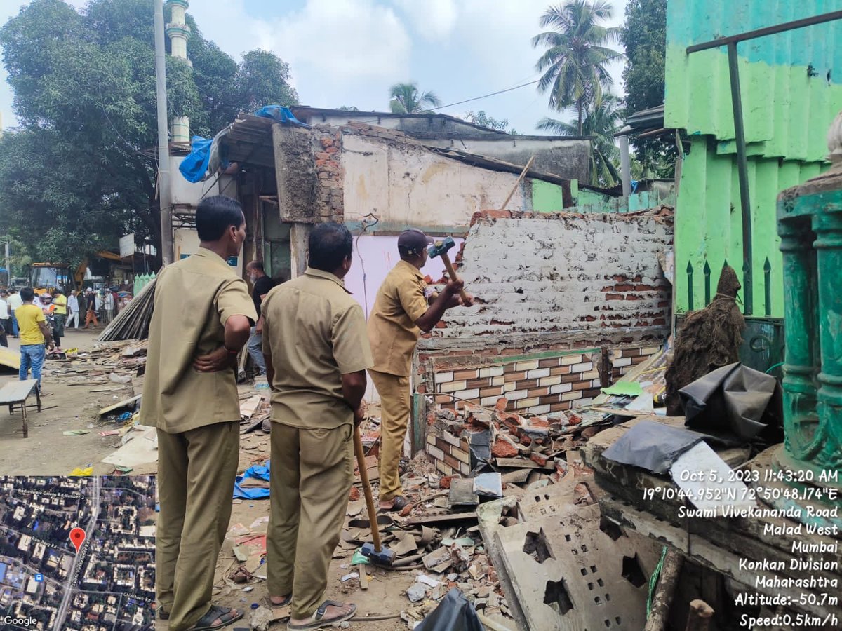 On Thursday, the BMC took action by demolishing 39 structures obstructing the SV road widening project. In the stretch between Goregaon and Kandivali, a total of 329 structures needed removal, and the BMC has demolished 253 of them up to this point.