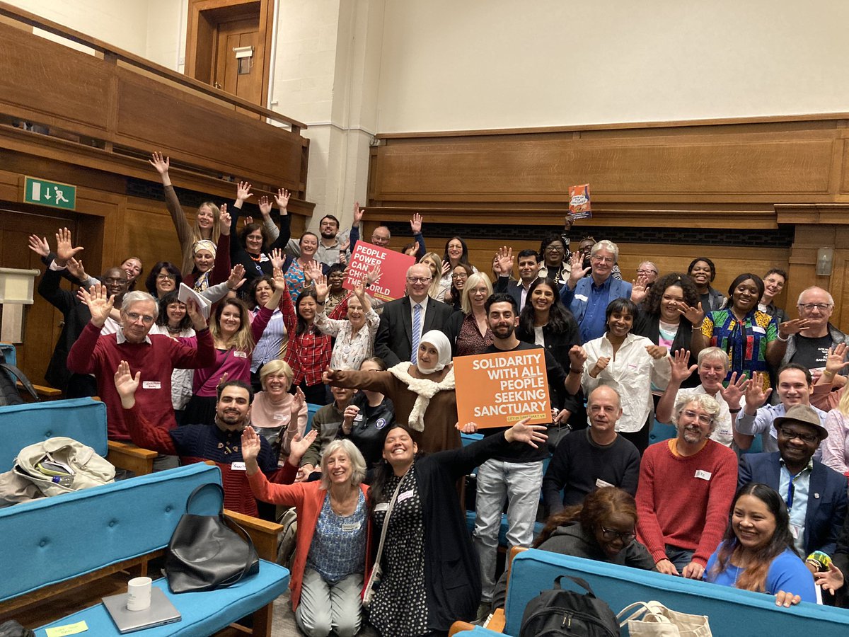 We are building a more welcoming UK💪 It has been a truly incredible day so far, from football coaches to teachers, councillors to campaigners, our remarkable networks are doing everything possible to to speak up & stand up for people speaking sanctuary #speakupforsanctuary