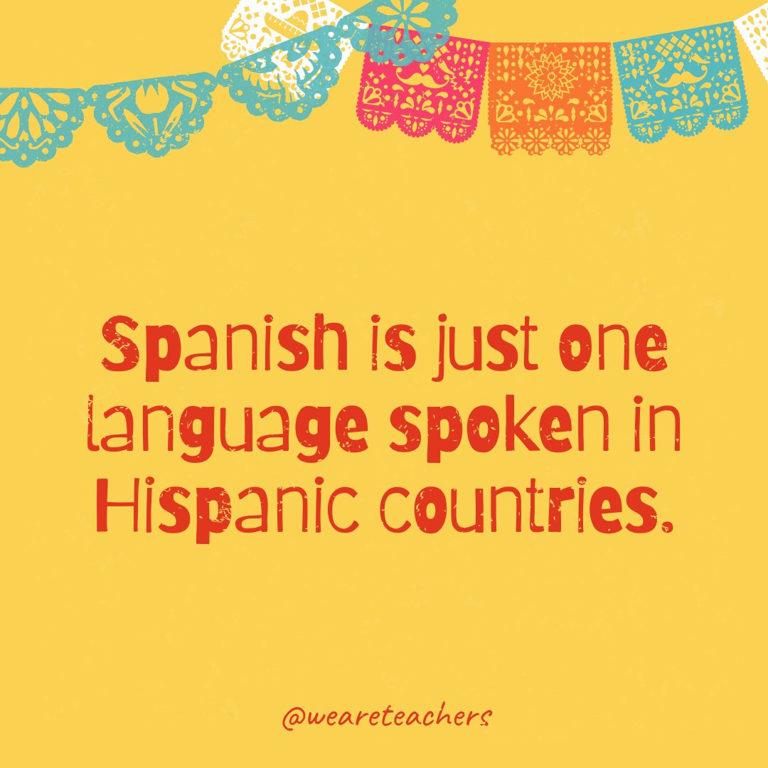 CCPALionPride's tweet photo. Did you know⁉️ While Spanish is the official language in Hispanic countries, there are more than 370 other languages spoken by people across Latin America. #HispanicHeritageMonth #WeareCCPA https://t.co/5v8SiDqn5o