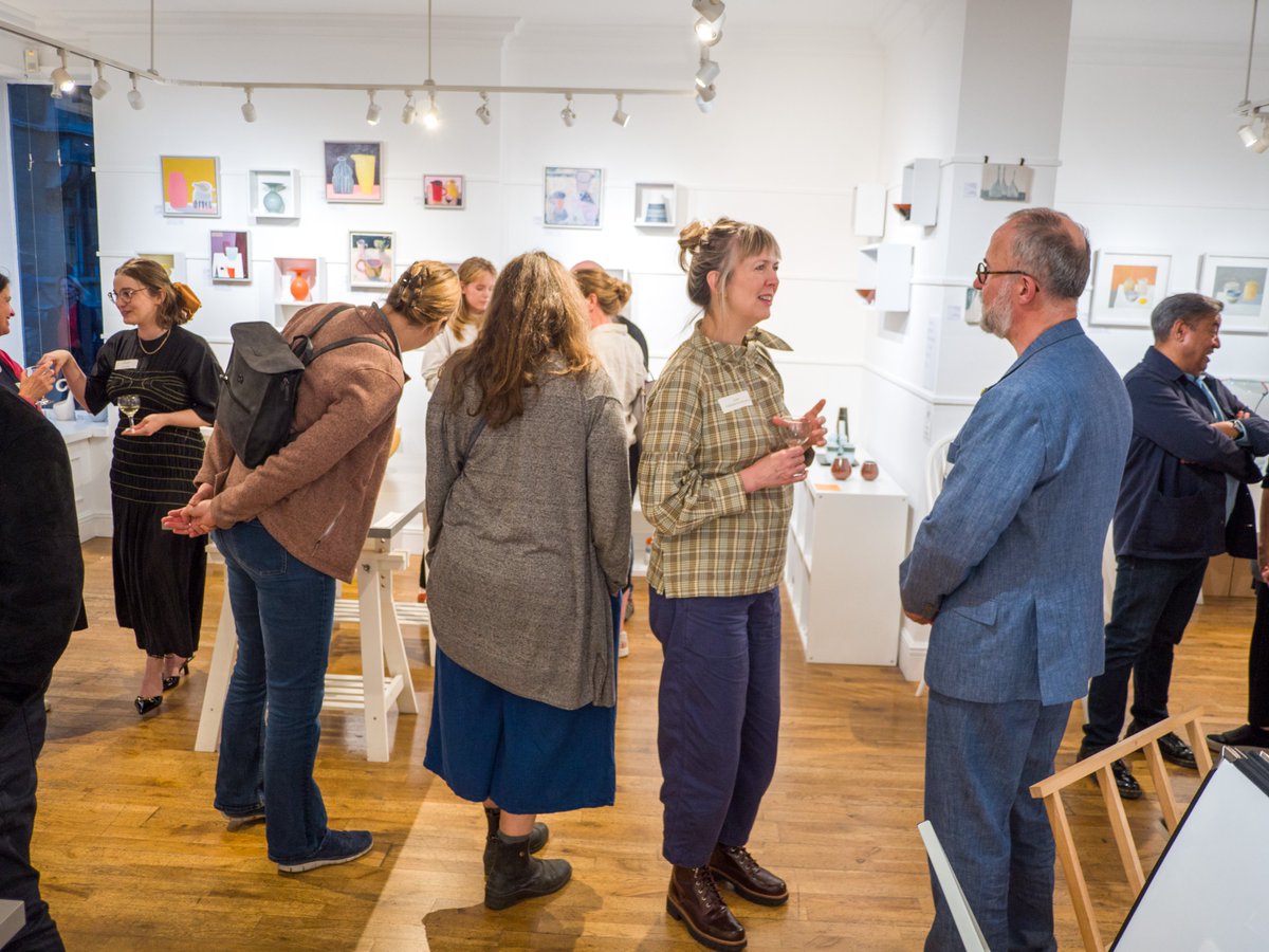 Lovely private view at the Cambridge Contemporary Arts gallery on Friday last week. Focus on Ceramics is on until 0ctober 22nd.. you can see 10 of my paintings on the walls until then! #CCAgallery #artincambridge #Cambridge #trinitystreet #ceramics #stilllifepaintings