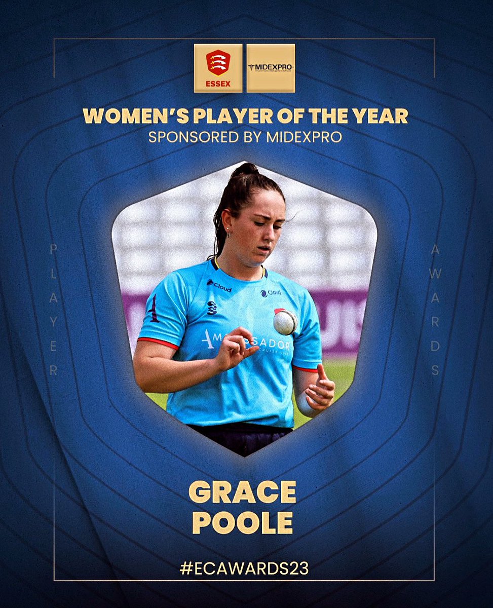 Grace was on 🔥🔥🔥 this season!! 

A well deserved award 🏆 Essex Women’s Player of the Year 🏆

Congratulations <a href="/gapgrace12345/">gracepoole</a>  #excitingfutureahead