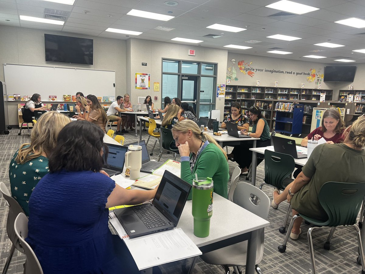 Our designated PLC time came to an end, and I excused them all….but no one left. The discussions about student learning continued. Not a single grade level stopped meeting. This team AMAZES me daily.  #IamVUSD #dentondragonsvisalia 🐲🌟🐉