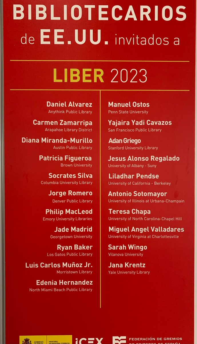salalm's tweet photo. #SALALM and @reformanational well represented: Madrid’s @FeriaLiber📚 https://t.co/XunMkT8VUE