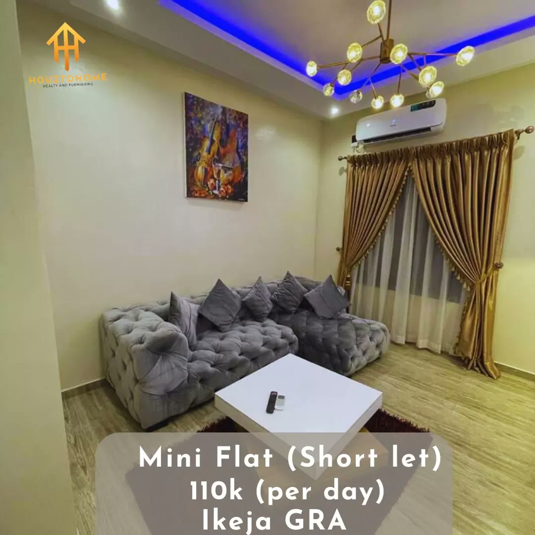 HouzToHome's tweet photo. ✨ Mini Flat  For Short let ✨

📍 Location : Allen Ikeja
💰 Price : 110k (per day)

Interested 😎
Send a Dm @houztohome

For Booking and Inquires:
☎Call/WhatApp:08090200019
📧 info@houztohome.com.ng

@houztohome #luxury #realtor #vacation #family #shortlet https://t.co/UznqlfJLZq
