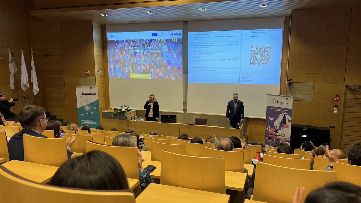 Mariano_Velo's tweet photo. The final act!!! 👏👏👏👏 @Ulysseus_eu @HAAGAHELIAamk @unisevilla #CompassConference https://t.co/C1r3yABydT