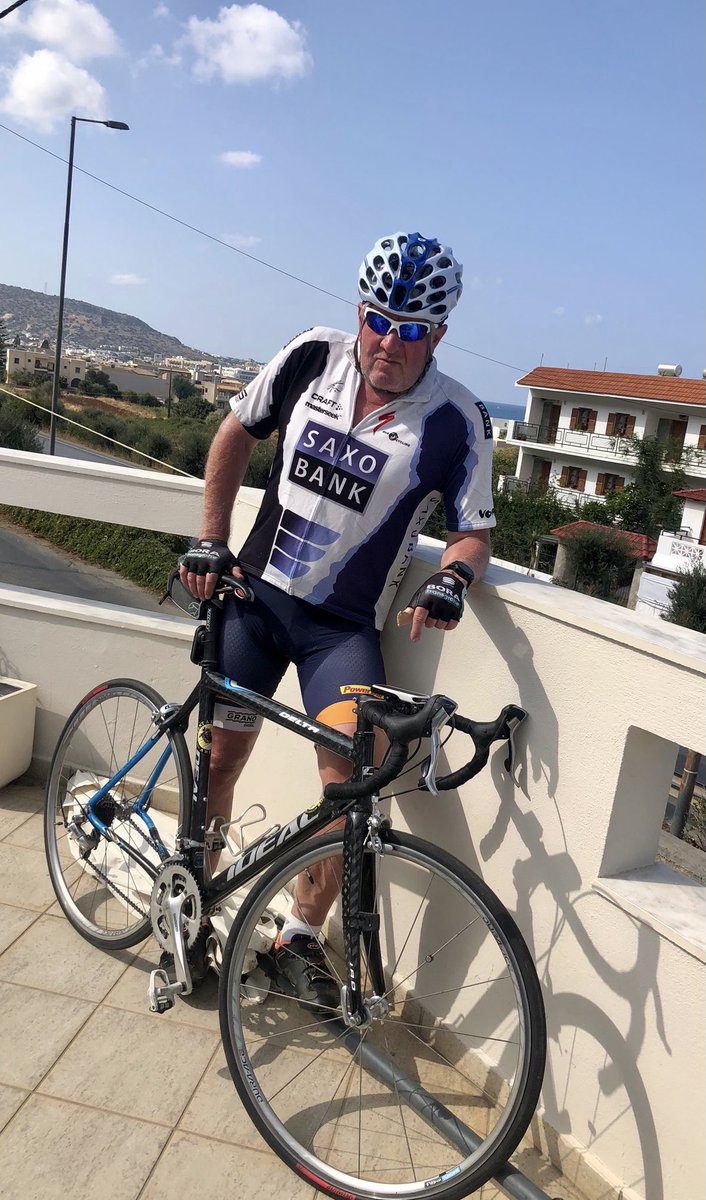 oopeezoncolan's tweet photo. Good to make some proper physical activity even on holiday.
Stalis/Crete weather perfect. 
Rental carbon slightly too small, and with no MAMIL-cassette for uphills.
Did not go big today :-( https://t.co/jQpIXTLUKK