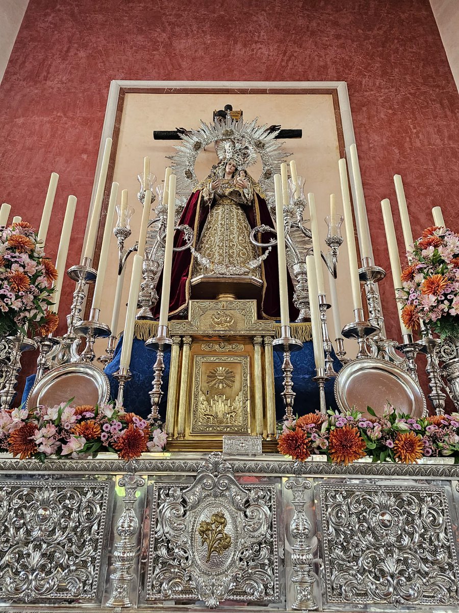 hdaddelsol's tweet photo. #SaluddelSol23 | Así se encuentra Nuestra Madre María Santísima de la Salud en los cultos que serán celebrados en su honor a partir de hoy.
#HermandadDelSol #hdaddelsol #Sevilla #SaluddelSol #VirgendelaSalud #VirgendelaSaludSevilla #VirgendelaSaluddelSol #OrgullodeSol. https://t.co/SsNZHdVmpF