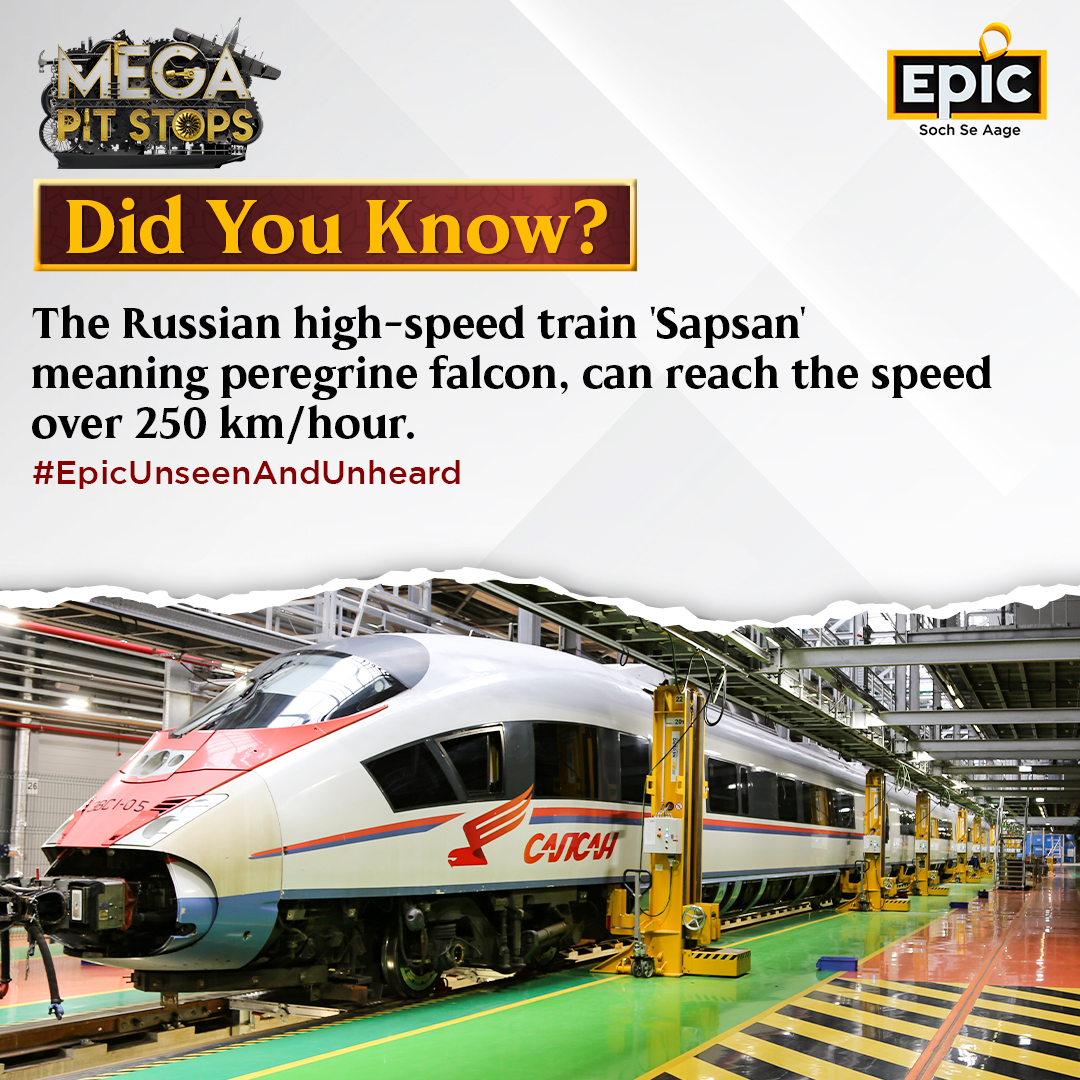 OfficalEPICTV's tweet photo. Hold onto your seats and watch the biggest overhaul of the world's longest high-speed train - Sapsan🚄
In Mega Pitstops, every Tuesday at 7 PM, only on EPIC and EPIC ON.
#SAPSAN #RussianTrain #Automobiles #Innovation #Invention #Architecture #Construction #MegaPitStops #EPIC https://t.co/o9MtVzsAkc