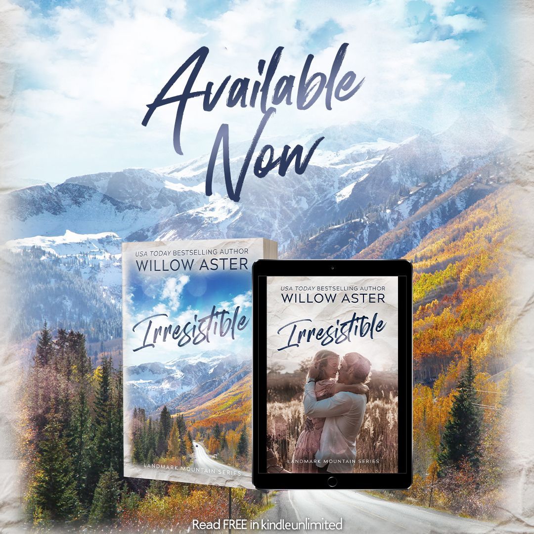ilovebookreview's tweet photo. Irresistible by @WillowAster is now LIVE!
Download today or read for FREE with #kindleunlimited
https://t.co/u4mHAjkUiI
#smalltownromance #landmarkmountainseries #willowaster #FamilySaga #SmallTown #SingleParent #SingleMom #FriendstoLovers @valentine_pr_ #newrelease https://t.co/AmiMwpffyR