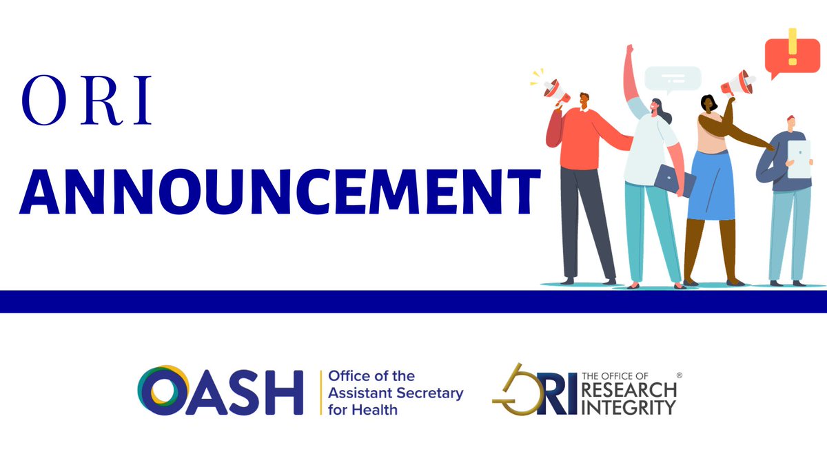 HHS_ORI's tweet photo. Exciting News! ORI is making important changes to its more than 15-year old regulation on research misconduct. We need your input to advance #ResearchIntegrity! Submit your comments to the NPRM by December 5, 2023. https://t.co/32HpuhlLU1 #ORIRegulation #ResearchMisconduct https://t.co/kxaAksGTgc