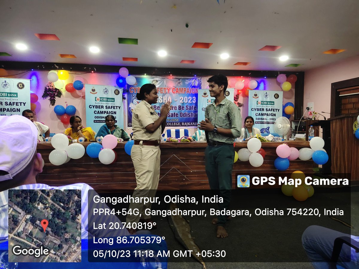 SNC_Rajkanika's tweet photo. Cyber Safety Awareness Campaign at S.N. College,Rajkanika.
#BesafeBeaware #CybersafeOdisha
Thank You @spkendrapara Kendrapara Police.
@cybercopodisha
@odisha_police https://t.co/mteQMTptXY
