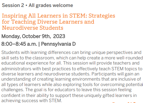 Attending the <a href="/TeachPASci/">Pennsylvania Science Teachers Association (PSTA)</a> Conference?  Be sure to stop by this session from <a href="/amplify/">Amplify</a>.

#STEELS #PSTA #ELL #SPED #MTSS #RTI #AmplifyScience <a href="/PHLschools/">Philadelphia Schools</a> <a href="/PHLschoolboard/">Philadelphia Board of Education</a> <a href="/DASD_Schools/">DASD</a> <a href="/CBSDSchools/">Central Bucks SD</a> <a href="/CouncilRockSD/">Council Rock</a> <a href="/AllentownSD/">Allentown Schools</a> <a href="/RDGschools/">Reading School District</a> <a href="/NPSD/">North Penn School District</a> <a href="/WestChesterASD/">West Chester Area SD</a> #NGSS