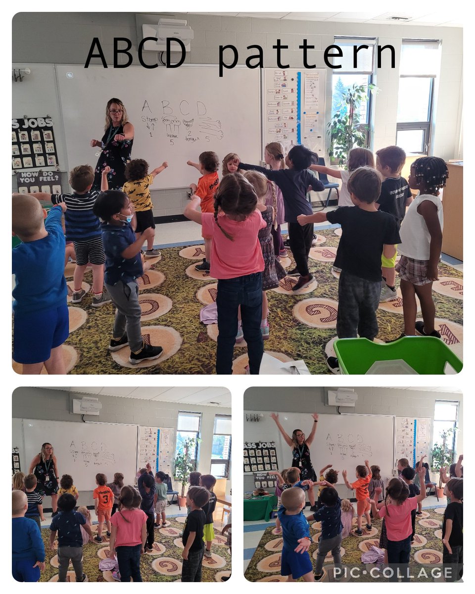 melorourke18's tweet photo. After learning about patterns, our K3 kinder friends were very excited  to create our own AB, AAB, &amp; ABCD patterns using our bodies and special actions. 👐🦶👐🦶
@JohnPaulIIOCSB https://t.co/38Z45mY0IW