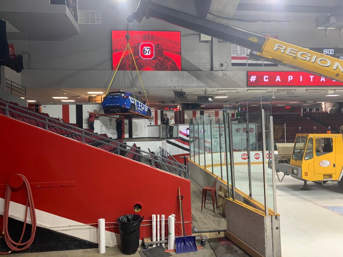 BLACKBOOKLife's tweet image. Otto's Subaru has entered the building! Watch for the beautiful 2024 #SubaruImpreza inside the arena at TD Place as we cheer on the Ottawa 67's! The Otto's family is honoured to mark another year as the Official Automotive Partner to the 67s, Ottawa REDBLACKS and TD Place.