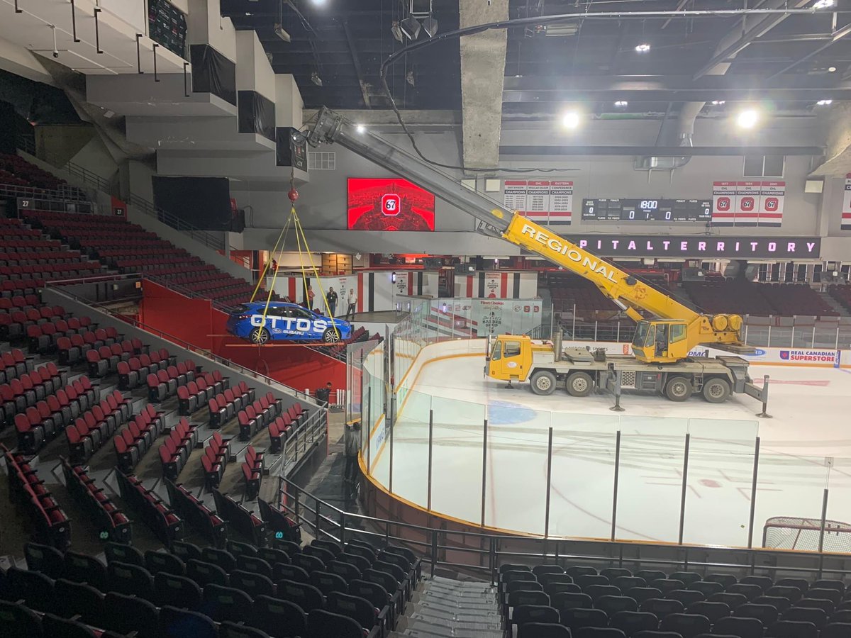 BLACKBOOKLife's tweet image. Otto's Subaru has entered the building! Watch for the beautiful 2024 #SubaruImpreza inside the arena at TD Place as we cheer on the Ottawa 67's! The Otto's family is honoured to mark another year as the Official Automotive Partner to the 67s, Ottawa REDBLACKS and TD Place.
