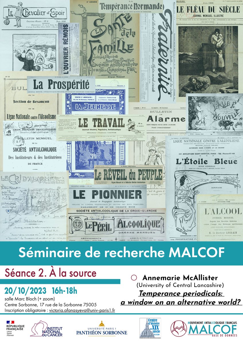 Really honoured to be invited by @v_afanasyeva to speak at this @malcofproject event at the Sorbonne in a couple of weeks. 😀I'll be sharing my decade+ of research on #temperance with international researchers. Yes, it will be in English I admit! @UCLanResearch @UCLanWhatsOn