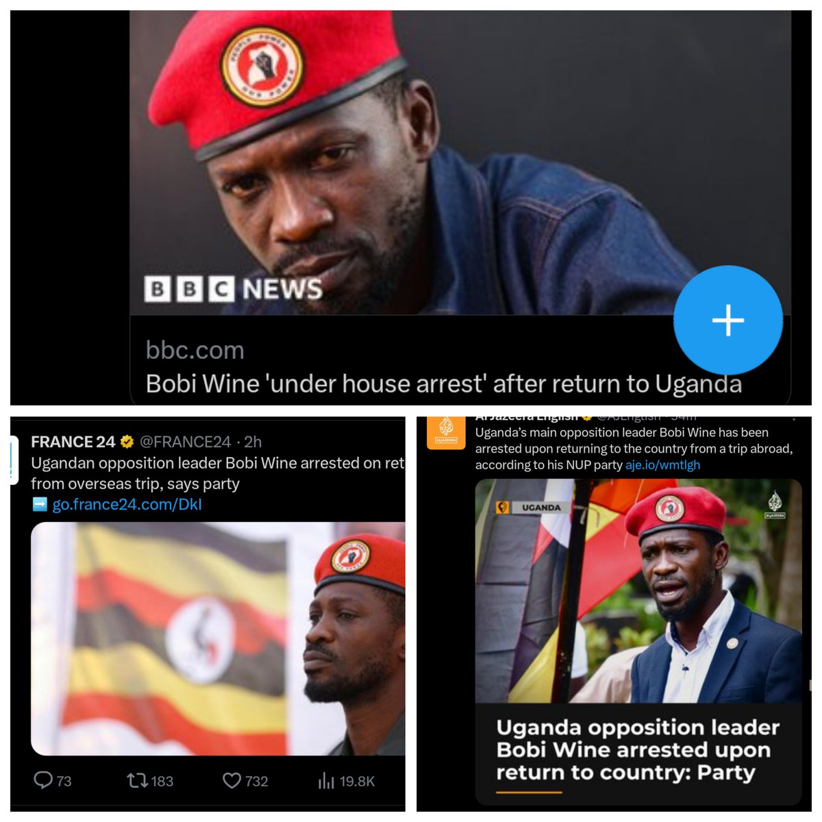 At it again.....making rounds. Obusajja bwekuba joker. Labisa baba