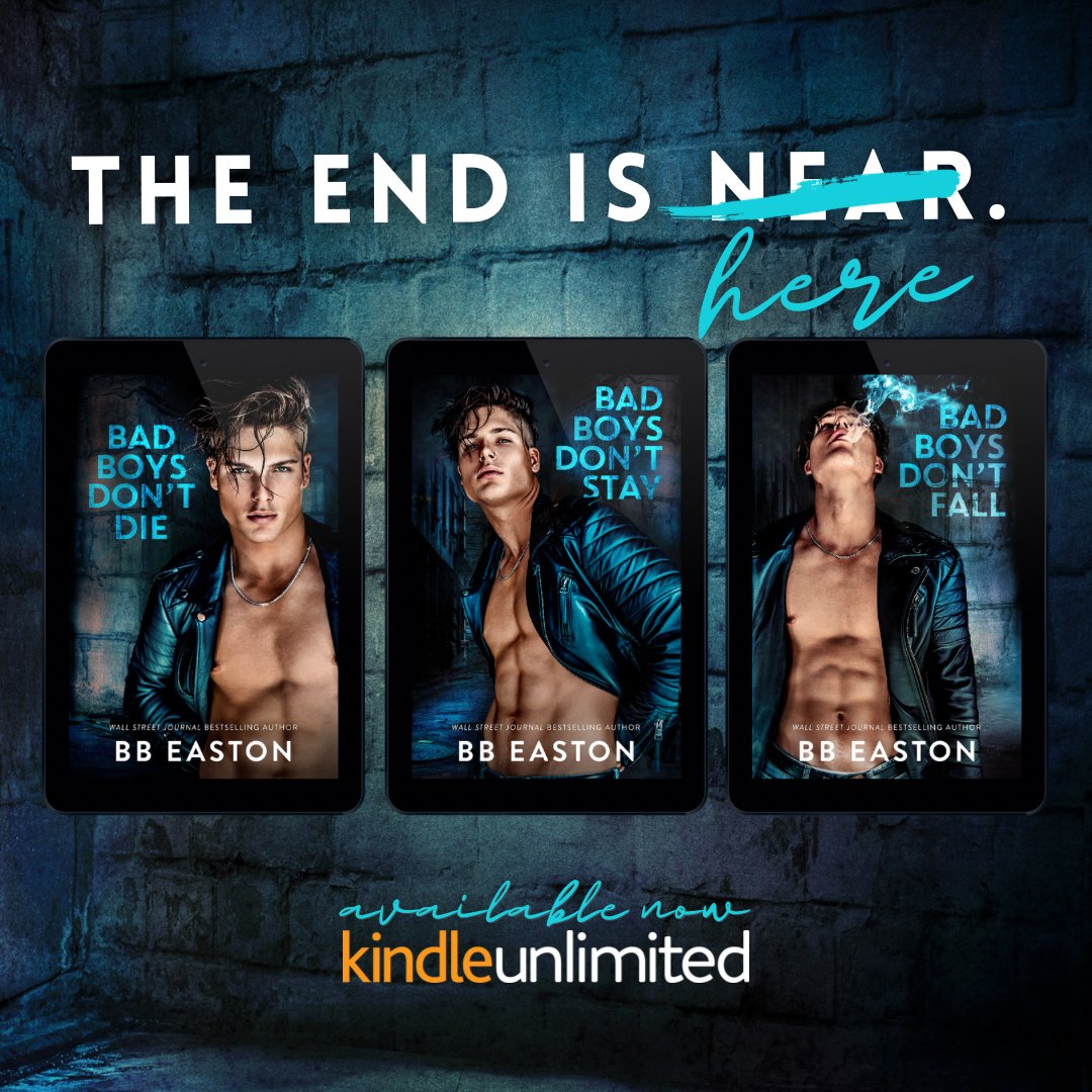 Bad Boys Don't Die: The Complete Collection by @bb_easton is now LIVE!💙

Download today or read for FREE with #kindleunlimited 

mybook.to/badboysdontdie…

#bbeaston #badboysdontdie #CloseProximity #Dystopian #HeroineinDanger #RomanticSuspense @valentine_pr_ #newrelease